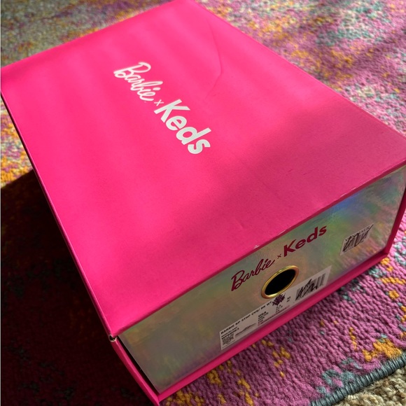Never worn Barbie x Keds platform shoes size 7